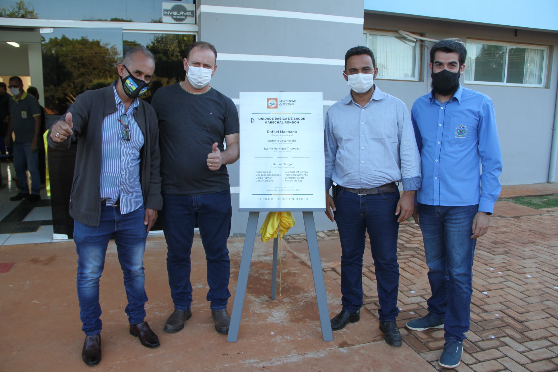 Em comemoração aos 33 anos do município, Unidade de Saúde é inaugurada no Distrito Marechal Rondon