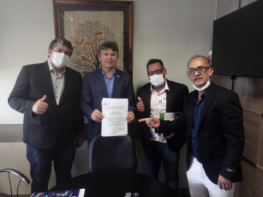 Vereadores participam de reunião com deputado José Medeiros e expõem demandas